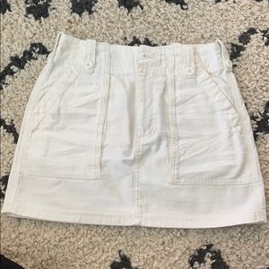 Free People white mini skirt - size 0
